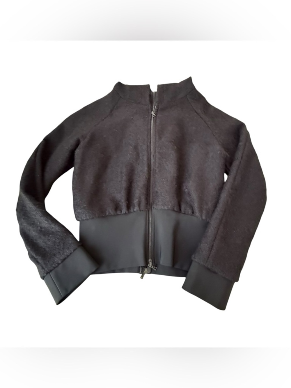 Landeros New York Textured Sculptural Zip-Up Jacket Hooded hard to find Unisex